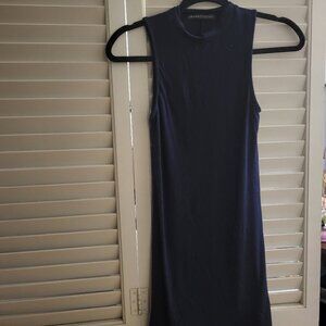 Girls Navy Slim Midi Dress XS